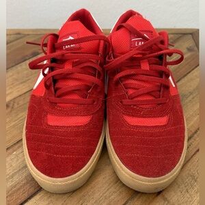Lakai Red Suede Sneakers